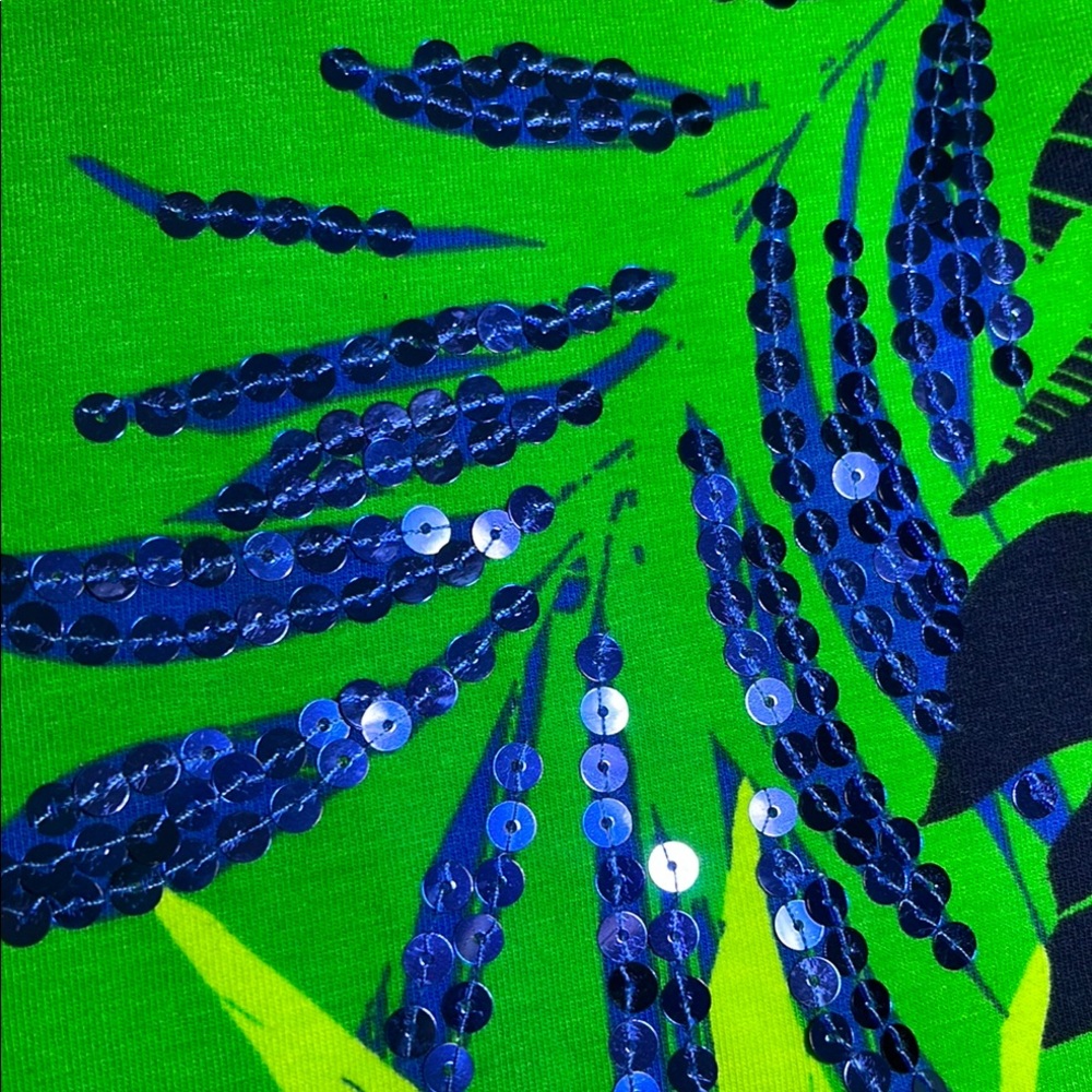 Ruby Rd. Green and Blue Top - Picture 4 of 9